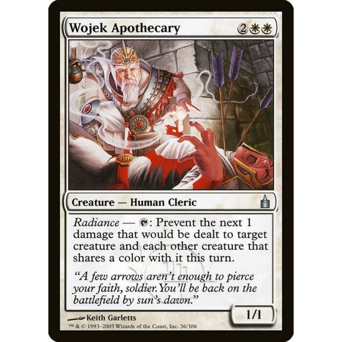 Magic: The Gathering Wojek Apothecary (036) Moderately Played