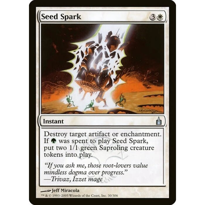 Magic: The Gathering Seed Spark (030) Moderately Played