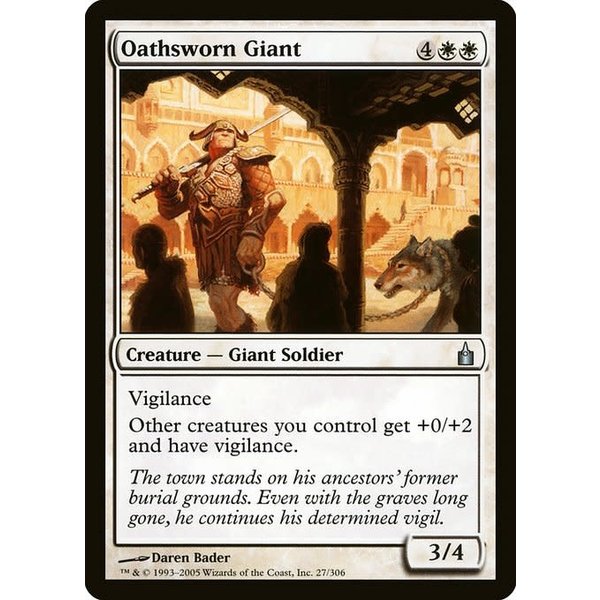 Magic: The Gathering Oathsworn Giant (027) Lightly Played