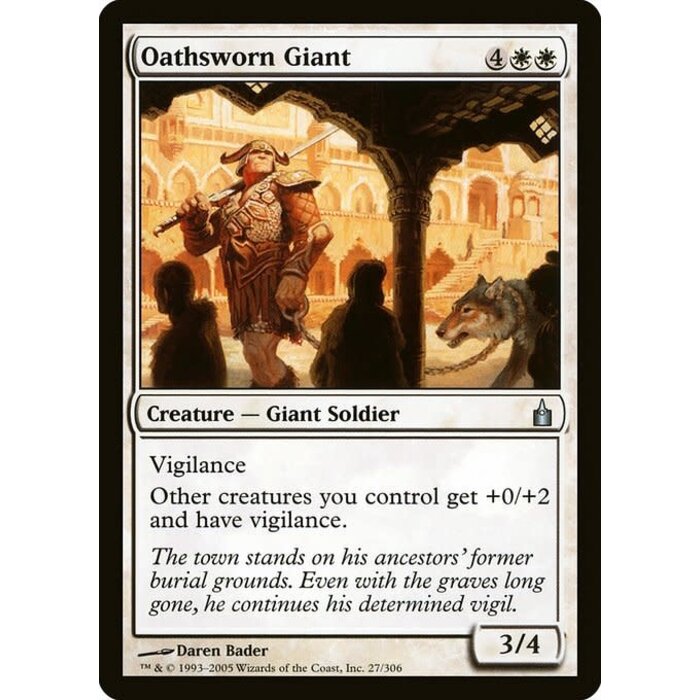 Magic: The Gathering Oathsworn Giant (027) Lightly Played