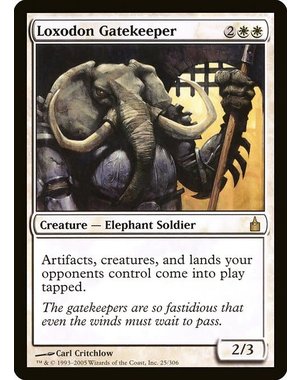 Magic: The Gathering Loxodon Gatekeeper (025) Lightly Played