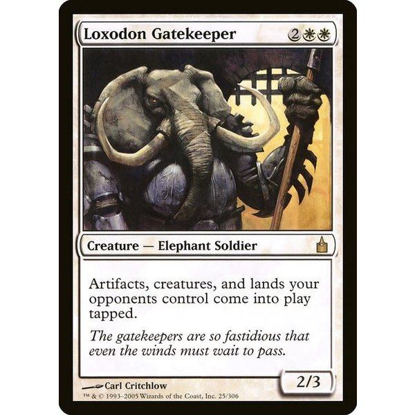 Magic: The Gathering Loxodon Gatekeeper (025) Lightly Played