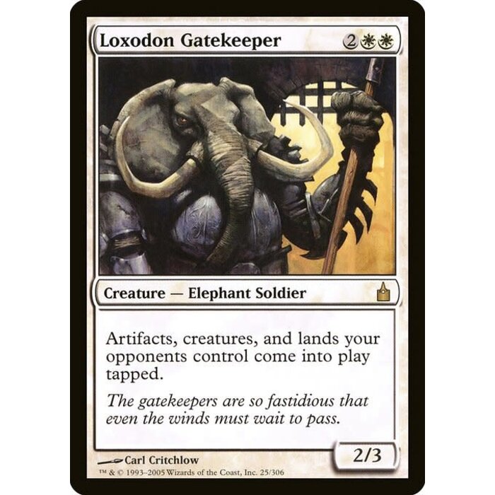 Magic: The Gathering Loxodon Gatekeeper (025) Lightly Played