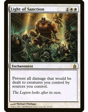 Magic: The Gathering Light of Sanction (024) Moderately Played