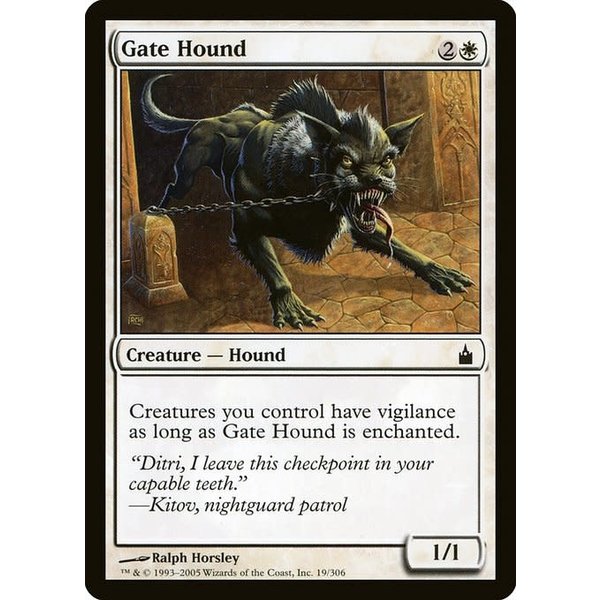 Magic: The Gathering Gate Hound (019) Lightly Played