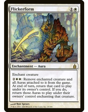 Magic: The Gathering Flickerform (018) Lightly Played