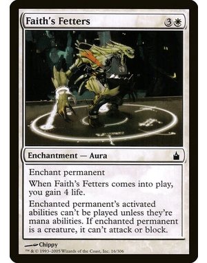 Magic: The Gathering Faith's Fetters (016) Lightly Played