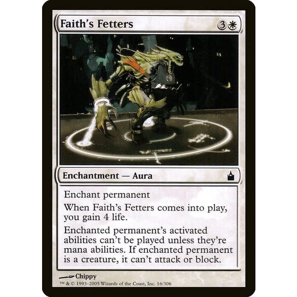 Magic: The Gathering Faith's Fetters (016) Lightly Played
