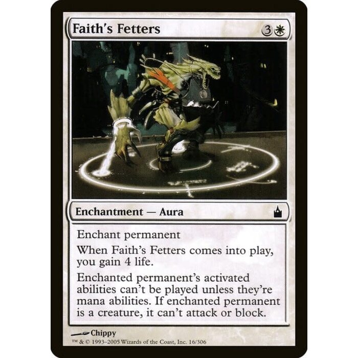 Magic: The Gathering Faith's Fetters (016) Lightly Played
