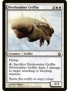 Magic: The Gathering Divebomber Griffin (014) Moderately Played