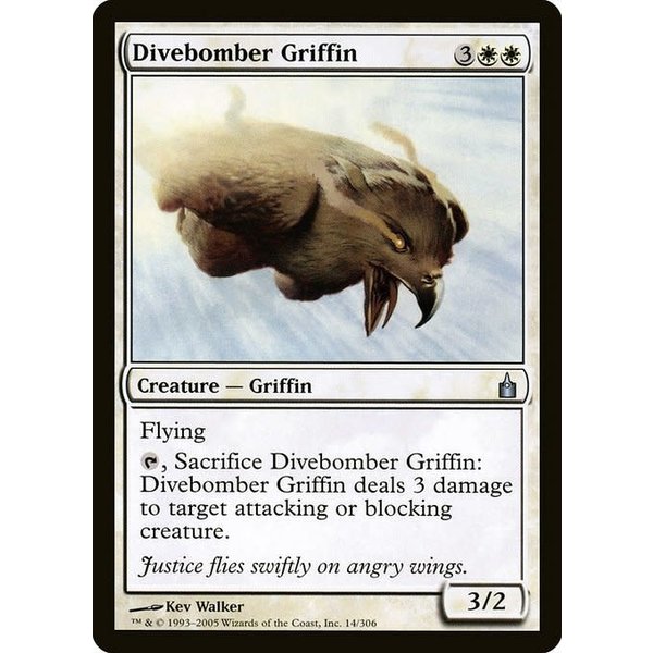 Magic: The Gathering Divebomber Griffin (014) Moderately Played