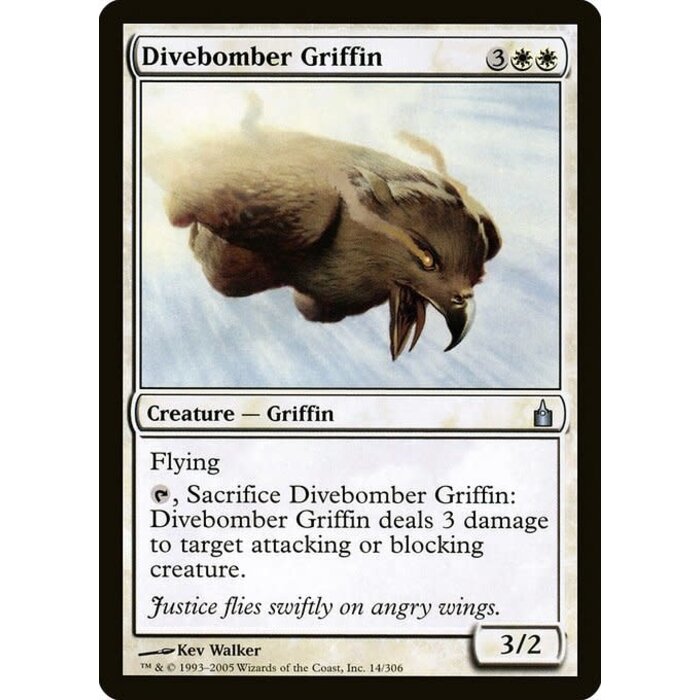 Magic: The Gathering Divebomber Griffin (014) Moderately Played
