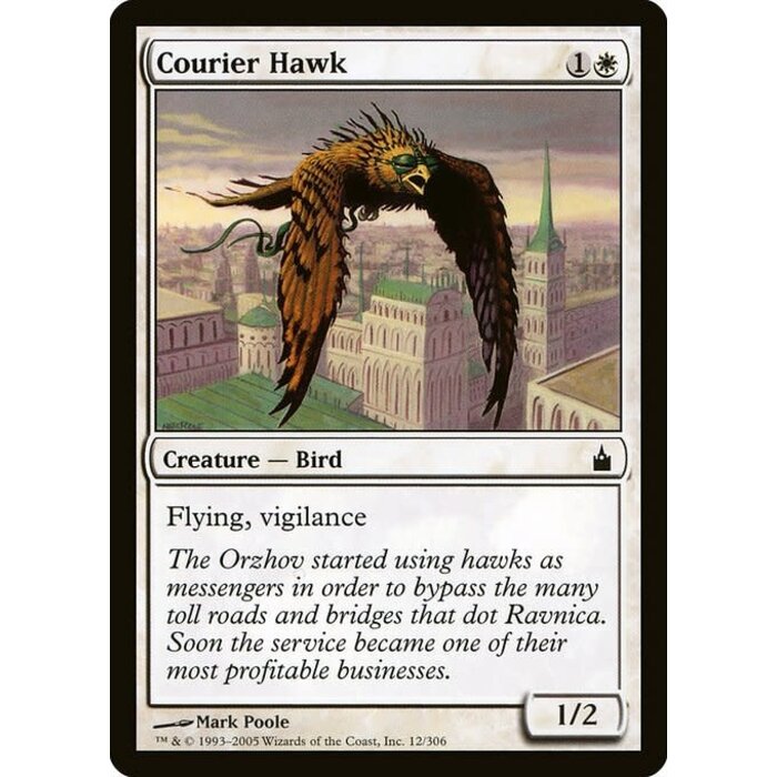 Magic: The Gathering Courier Hawk (012) Lightly Played
