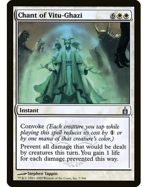 Magic: The Gathering Chant of Vitu-Ghazi (007) Moderately Played