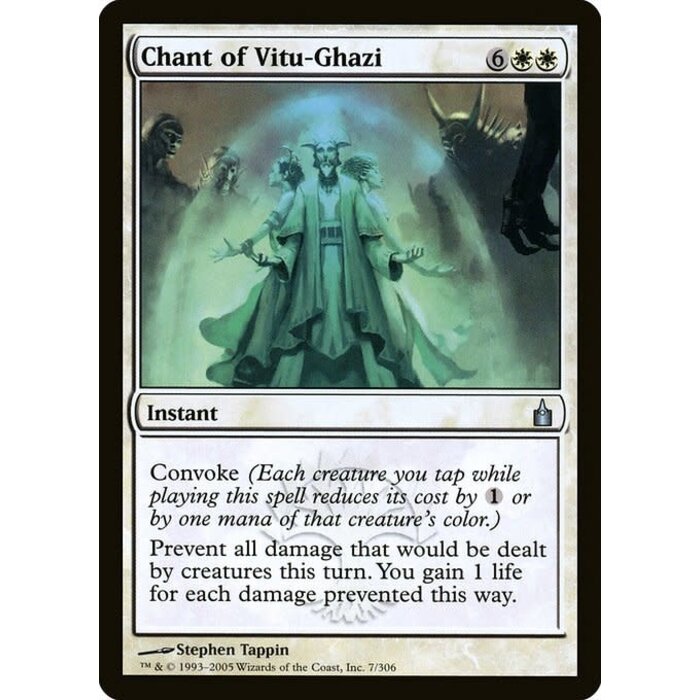 Magic: The Gathering Chant of Vitu-Ghazi (007) Moderately Played