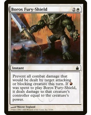 Magic: The Gathering Boros Fury-Shield (005) Lightly Played