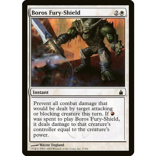 Magic: The Gathering Boros Fury-Shield (005) Lightly Played