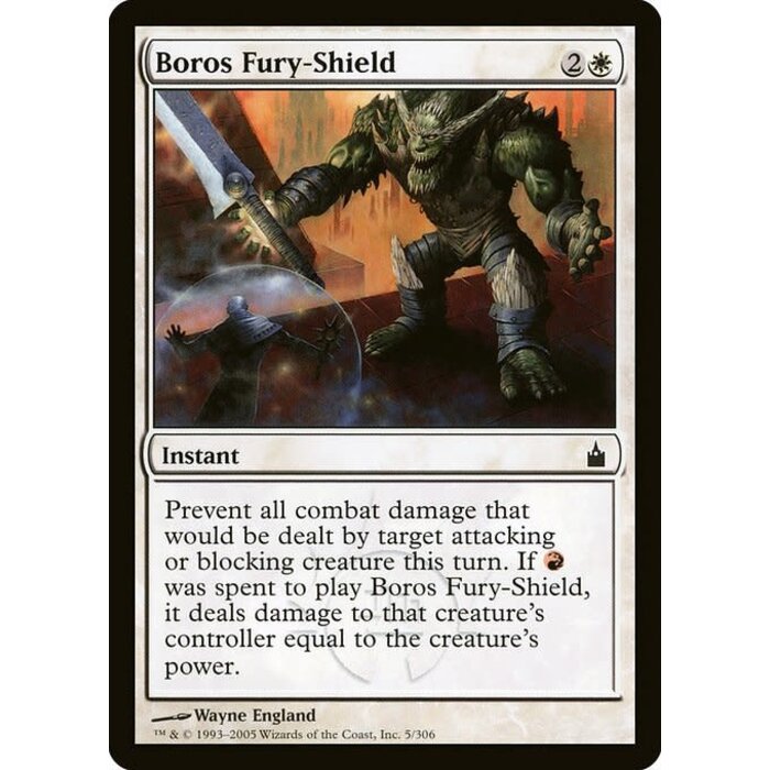 Magic: The Gathering Boros Fury-Shield (005) Lightly Played