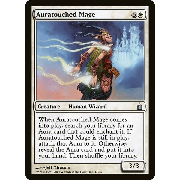 Magic: The Gathering Auratouched Mage (001) Moderately Played