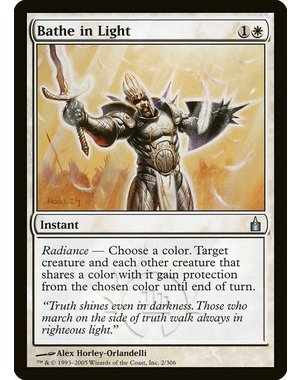 Magic: The Gathering Bathe in Light (002) Lightly Played
