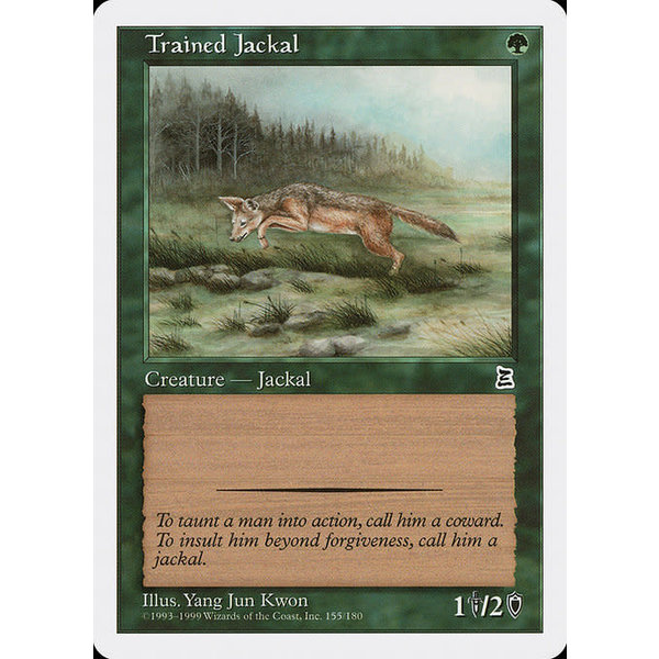 Magic: The Gathering Trained Jackal (155) Near Mint