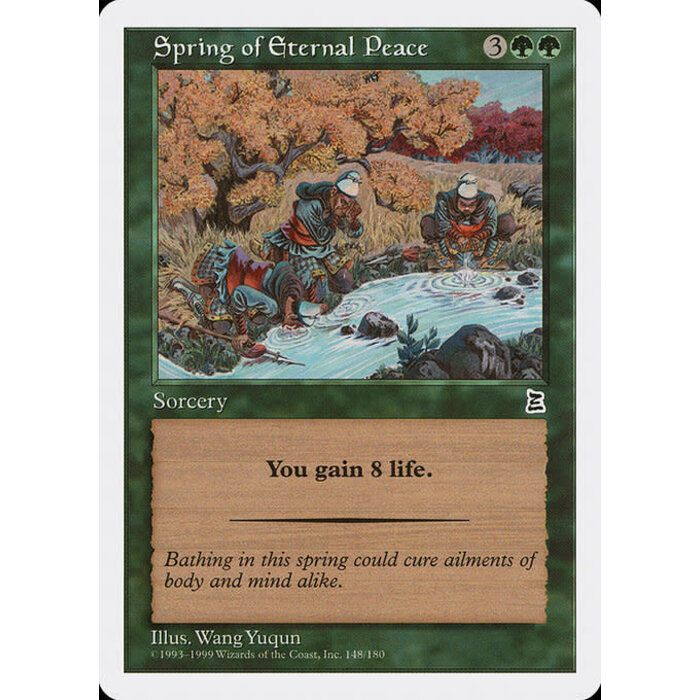 Magic: The Gathering Spring of Eternal Peace (148) Near Mint