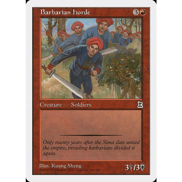 Magic: The Gathering Barbarian Horde (101) Near Mint