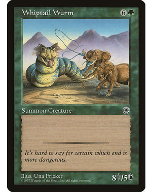 Magic: The Gathering Whiptail Wurm (192) Lightly Played