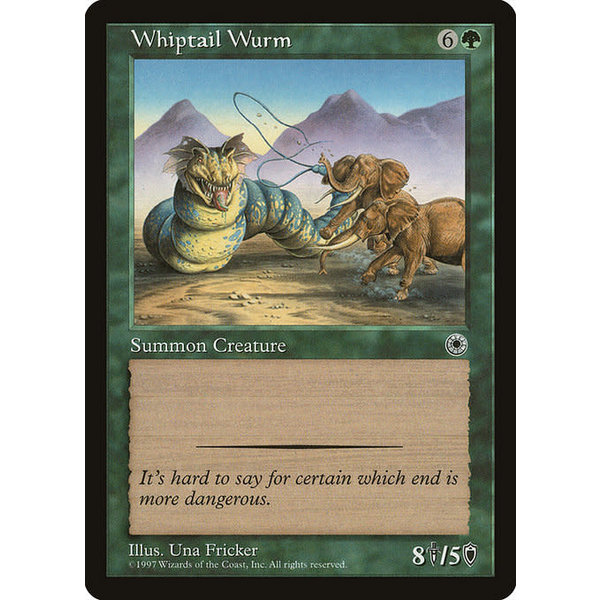 Magic: The Gathering Whiptail Wurm (192) Lightly Played