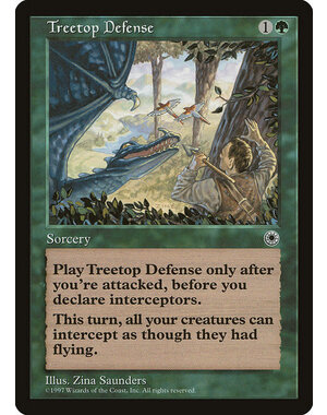 Magic: The Gathering Treetop Defense (190) Lightly Played