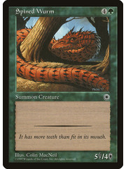Magic: The Gathering Spined Wurm (185) Lightly Played