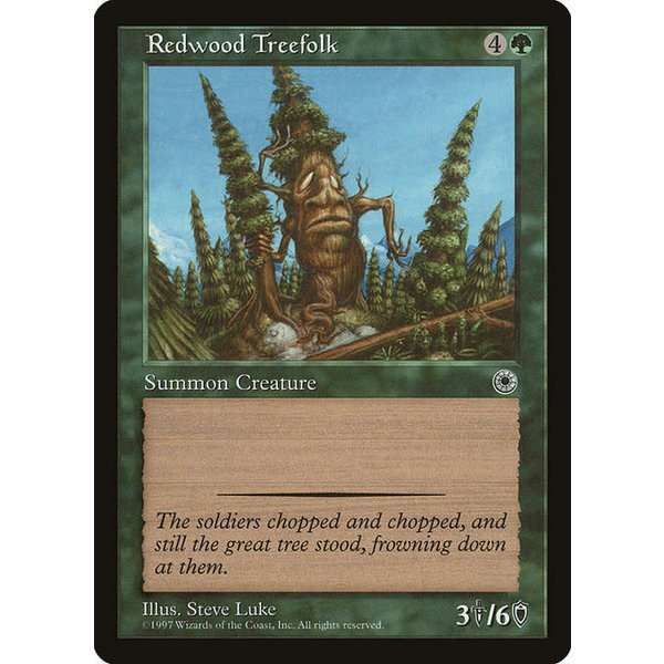 Magic: The Gathering Redwood Treefolk (183) Lightly Played