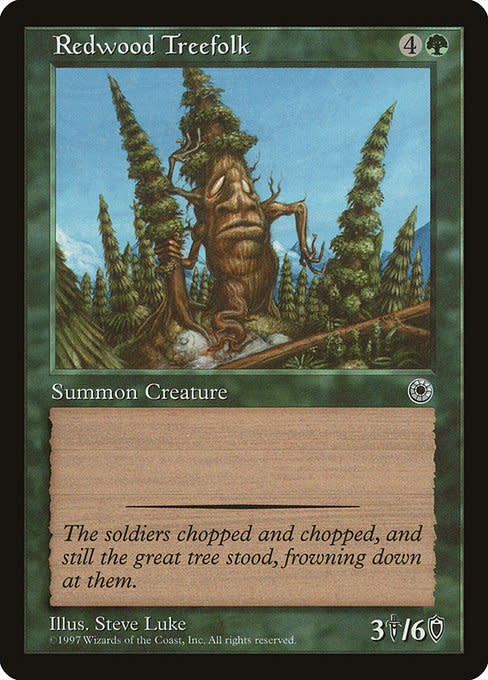 Magic: The Gathering Redwood Treefolk (183) Lightly Played - Kingslayer  Games