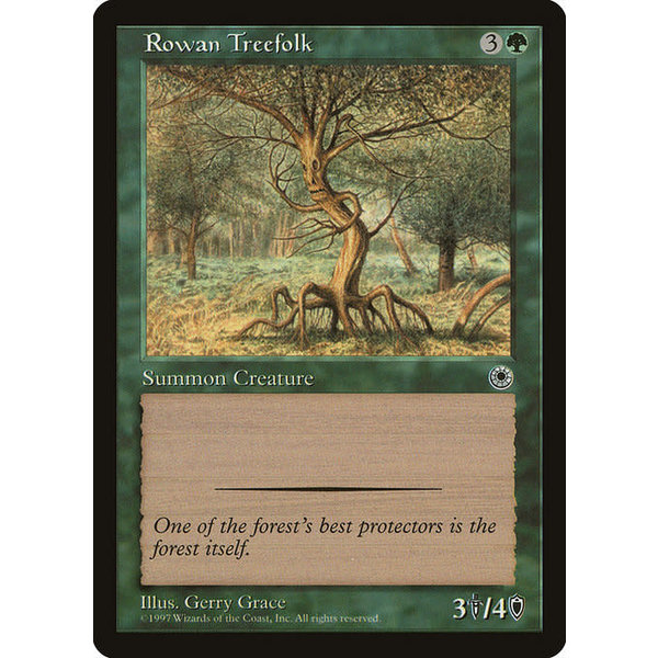 Magic: The Gathering Rowan Treefolk (184) Lightly Played