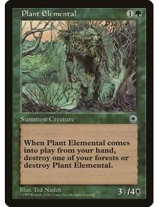 Magic: The Gathering Plant Elemental (181) Lightly Played