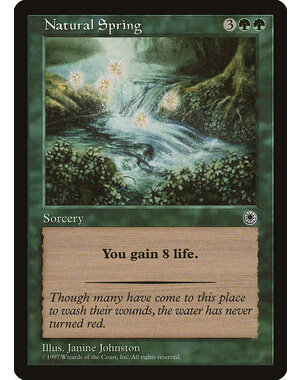 Magic: The Gathering Natural Spring (176) Lightly Played