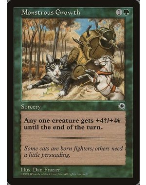 Magic: The Gathering Monstrous Growth (173) Lightly Played