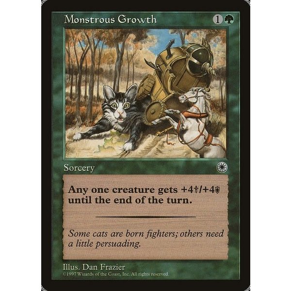 Magic: The Gathering Monstrous Growth (173) Lightly Played