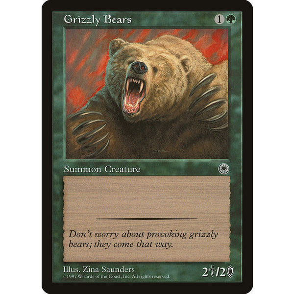 Magic: The Gathering Grizzly Bears (169) Lightly Played