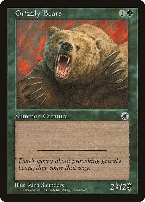 bear cards mtg Rarity: Rare, Subtype: Bear, 12 Mint / near mint condition trading card Spirit Bear Card Sleeves