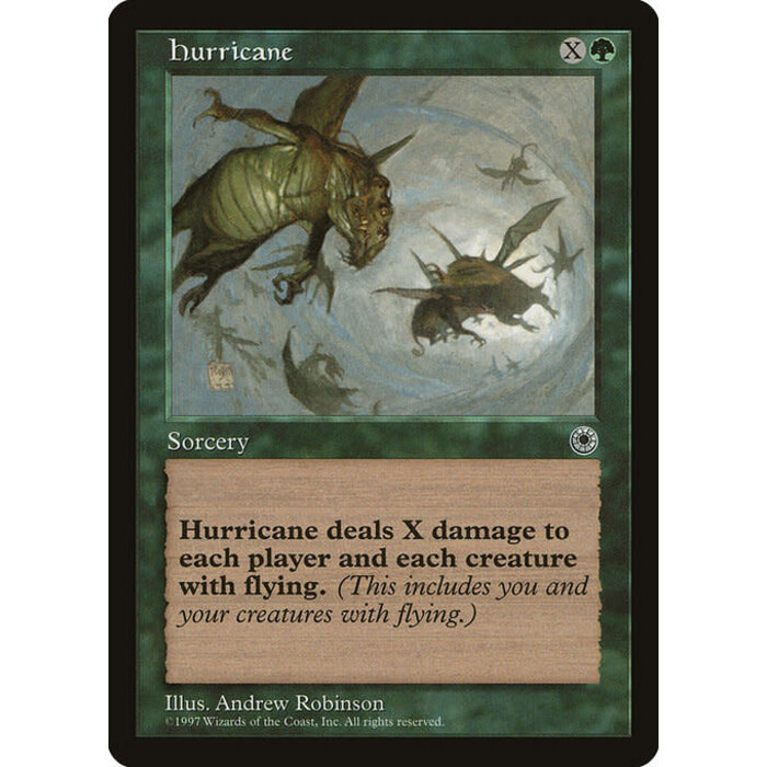 Magic: The Gathering Hurricane (170) Lightly Played