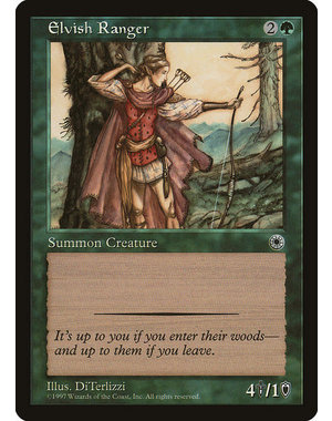 Magic: The Gathering Elvish Ranger (165) Lightly Played