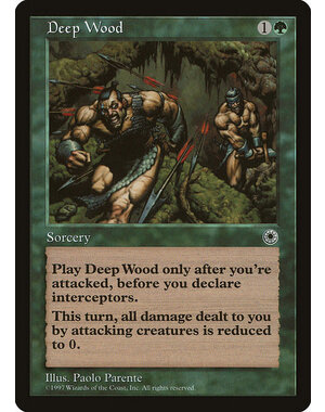 Magic: The Gathering Deep Wood (162) Lightly Played