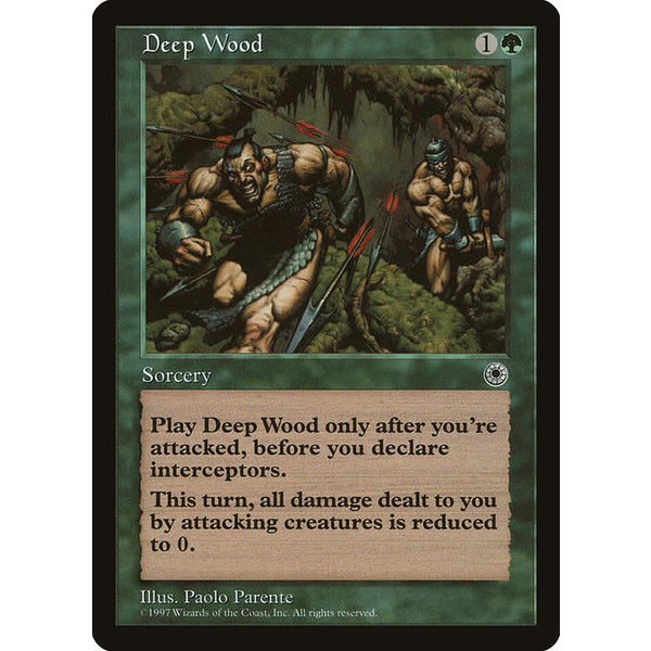 Magic: The Gathering Deep Wood (162) Lightly Played