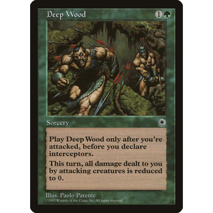 Magic: The Gathering Deep Wood (162) Lightly Played