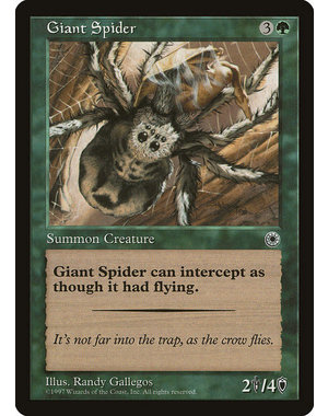 Magic: The Gathering Giant Spider (167) Lightly Played