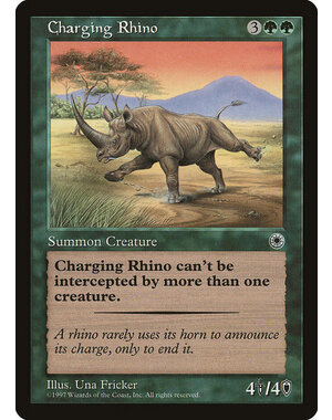 Magic: The Gathering Charging Rhino (161) Lightly Played