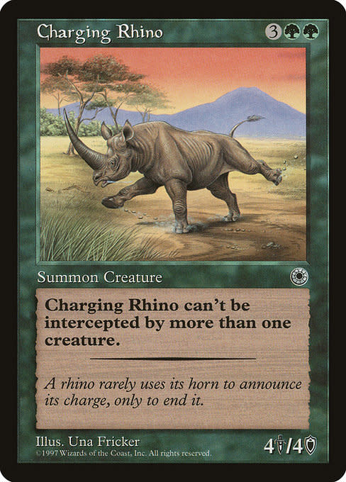 rhino cards mtg Magic The Gathering - Modern Horizons 3 - Proud Pack-Rhino main image 0