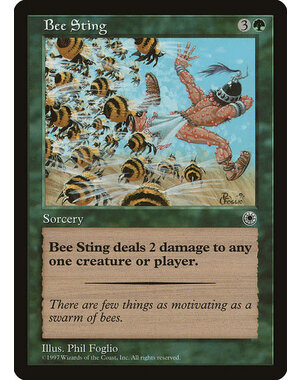 Magic: The Gathering Bee Sting (159) Lightly Played