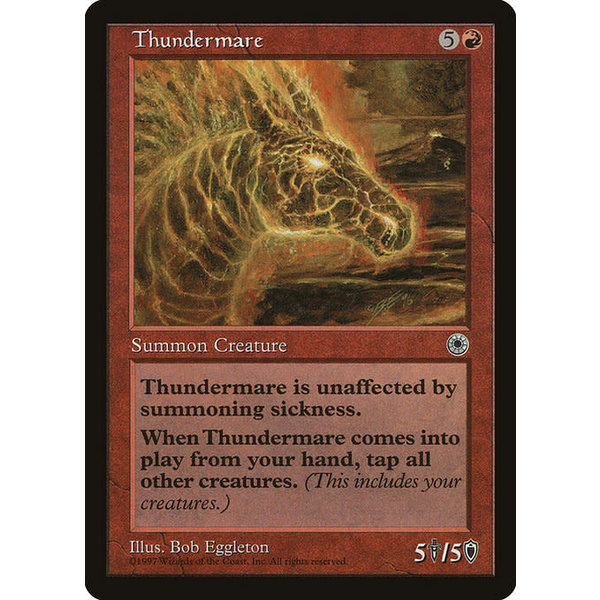Magic: The Gathering Thundermare (152) Lightly Played